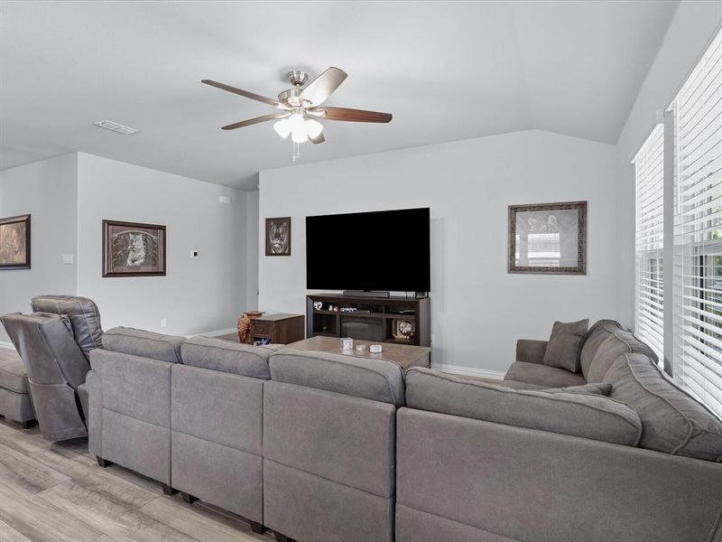 Furnished interior view inside a new home in , Denton (Image 28). Furnished interior view inside a new home in , Denton (Image 28).