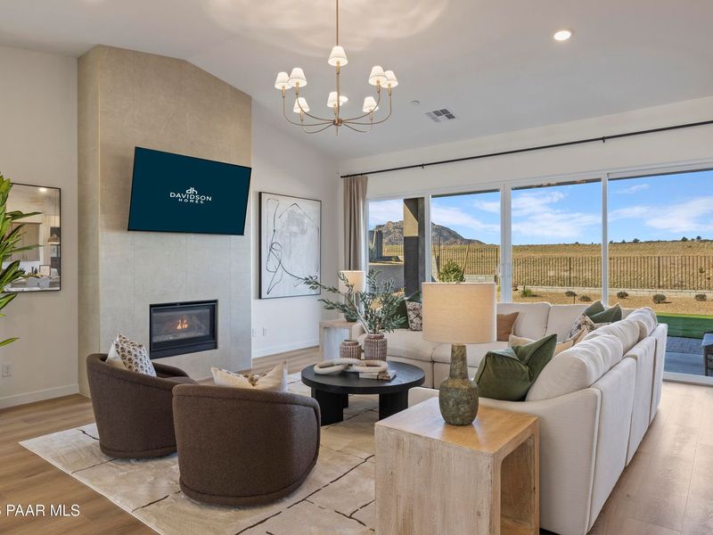 Furnished interior view inside a new home in Hidden Hills, Prescott (Image 6).