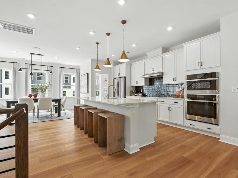 Representative furnished interior of a home built from the Beau by Tri Pointe Homes in Archer Row, Charlotte (Image 18).