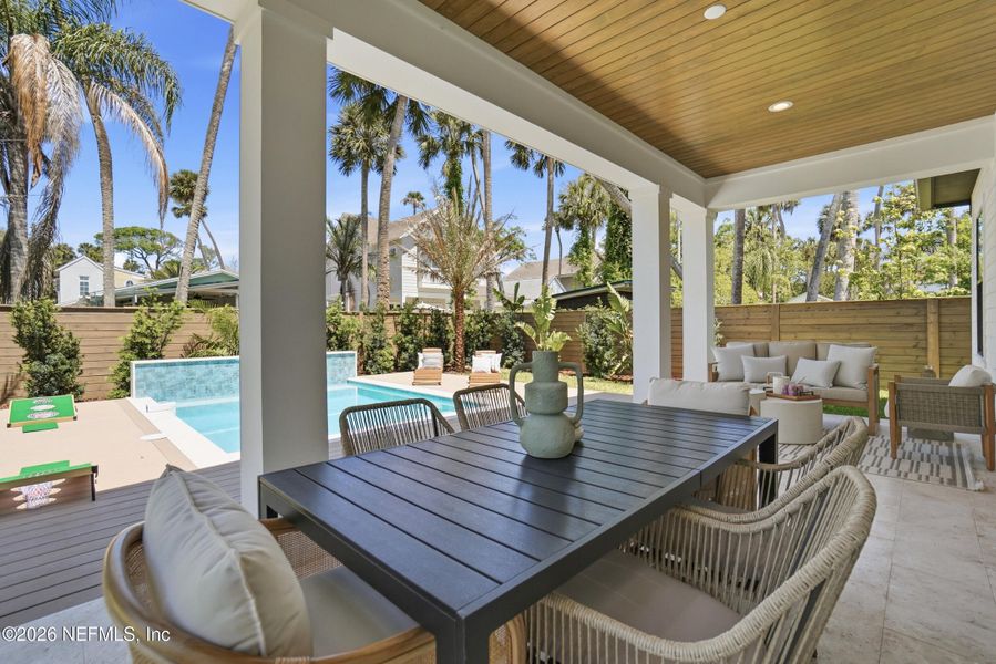 Exterior details and patio area of a home in , Atlantic Beach (Image 36).