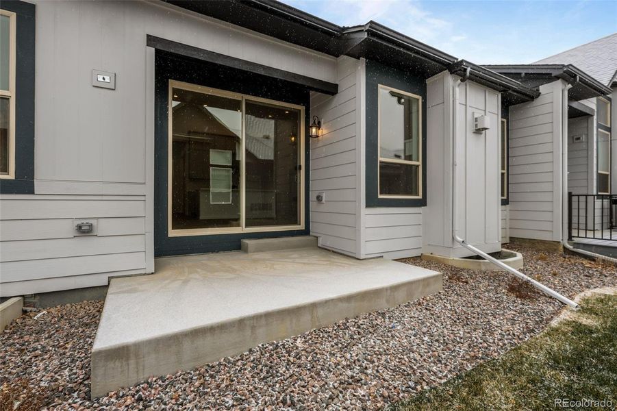 Exterior details and patio area of a home in Deer Creek, Littleton (Image 28).