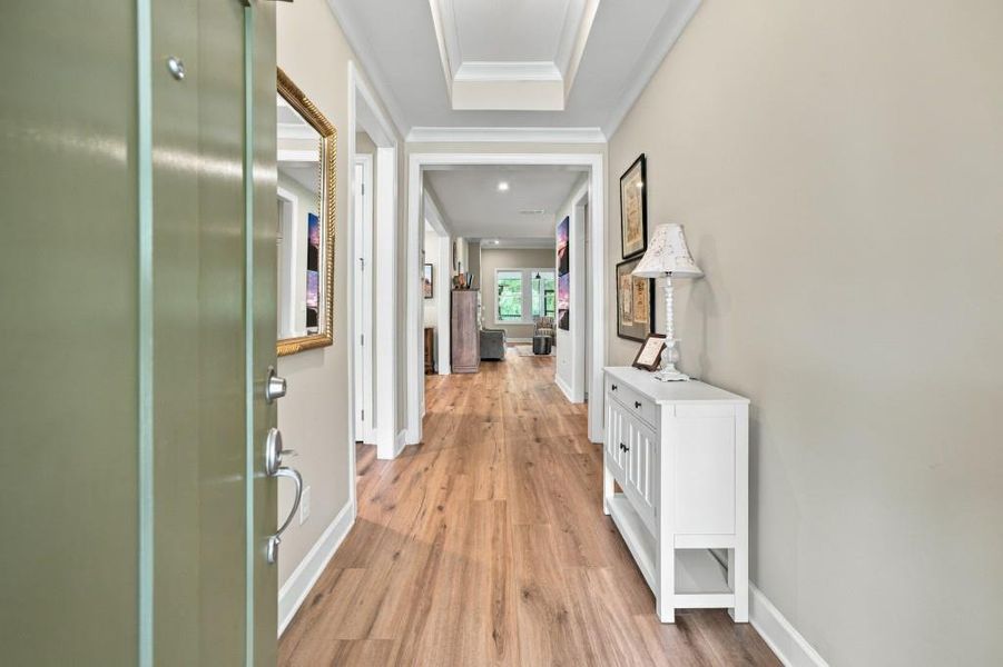 Furnished interior view inside a new home in , Hoschton (Image 5).