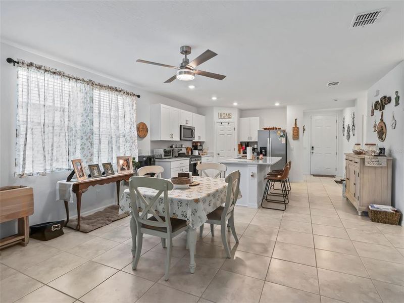 Furnished interior view inside a new home in Fox Pointe at Rivers Edge, Leesburg (Image 12).