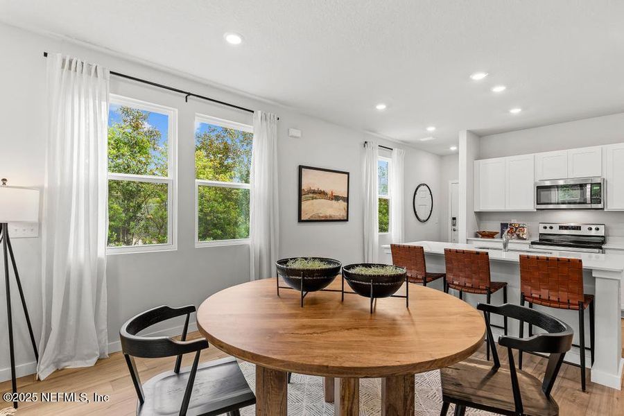 Furnished interior view inside a new home in , Jacksonville (Image 17).