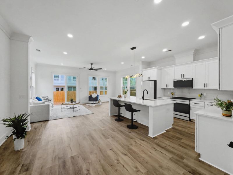 Furnished interior view inside a new home in , North Charleston (Image 35).