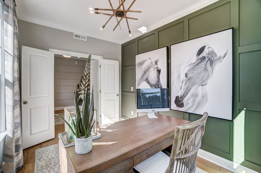 Representative furnished interior of a home built from the Roanoke by Caruso Homes in Sauls Landing, Zebulon (Image 30). Representative furnished interior of a home built from the Roanoke by Caruso Homes in Sauls Landing, Zebulon (Image 30).