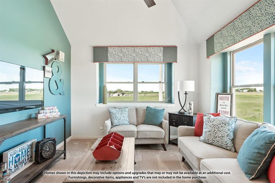 Furnished interior view inside a new home in El Dorado, Granbury (Image 10).