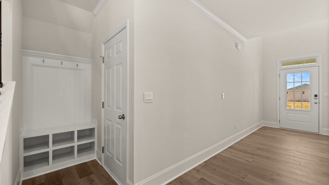 Representative unfurnished interior of a home built from the WINDSOR by D.R. Horton in Butner Estates, South Fulton (Image 52).