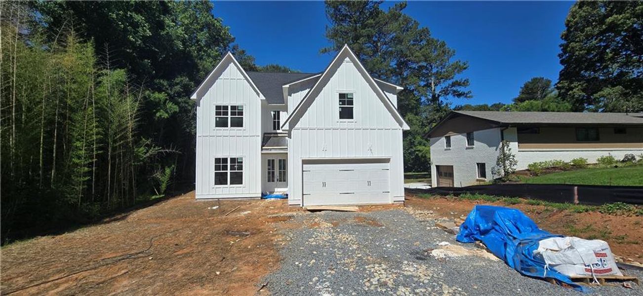 In-progress construction of a new home in , Marietta, GA (Image 56). In-progress construction of a new home in , Marietta, GA (Image 56).