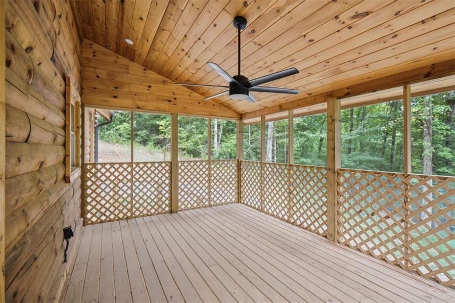 Exterior details and patio area of a home in , Ball Ground (Image 26).