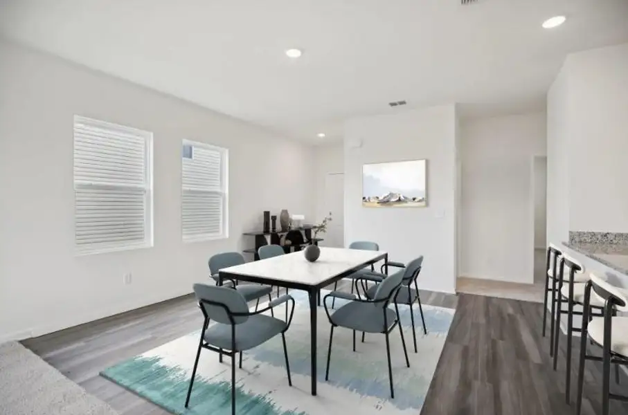 Furnished interior view inside a new home in Crescent Pointe, Carrollton (Image 3).