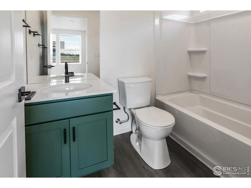 Furnished interior view inside a new home in Bloom Trailblazer Collection - Single Family Homes, Fort Collins (Image 11).