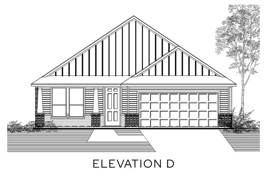Representative rendering of the exterior for the The Olive by Lillian Custom Homes (Image 4).