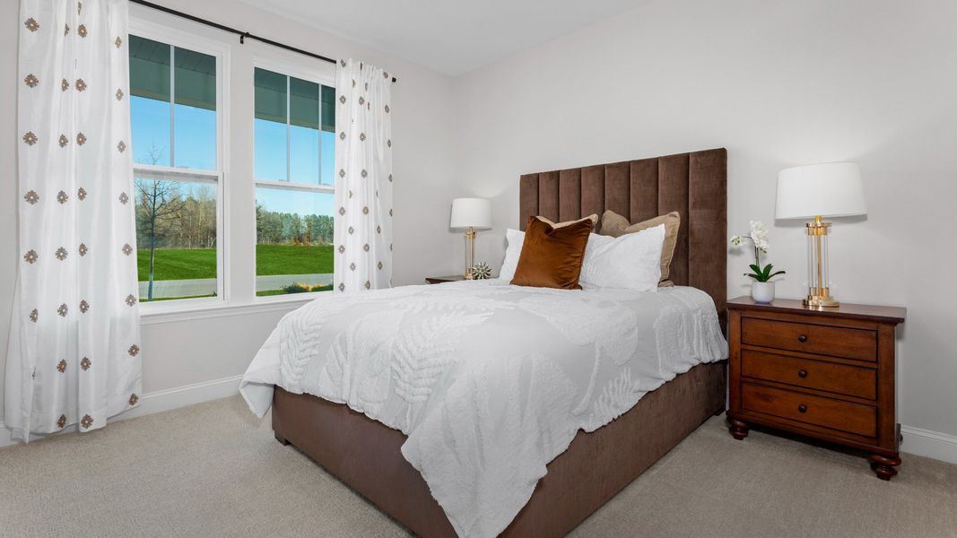 Furnished interior view inside a new home in The Farm at Neill's Creek, Lillington (Image 10). Furnished interior view inside a new home in The Farm at Neill's Creek, Lillington (Image 10).