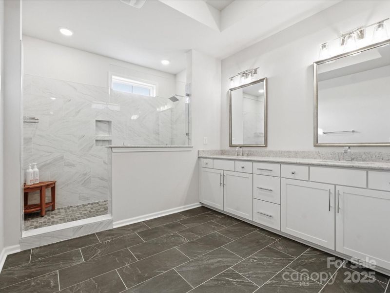 Large primary bathroom