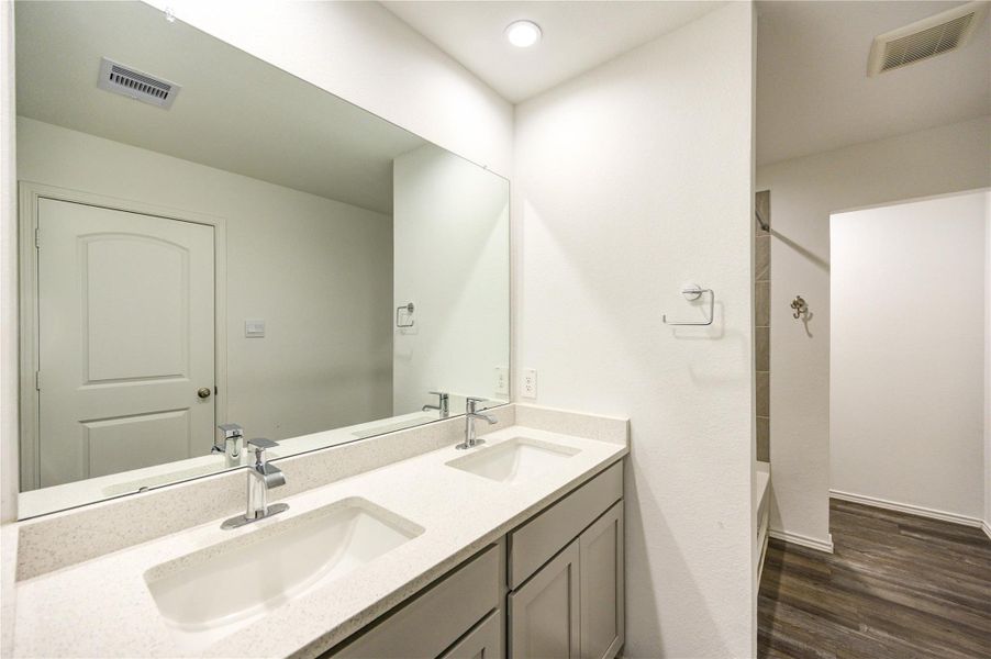 Furnished interior view inside a new home in Breckenridge Forest, Spring (Image 5).