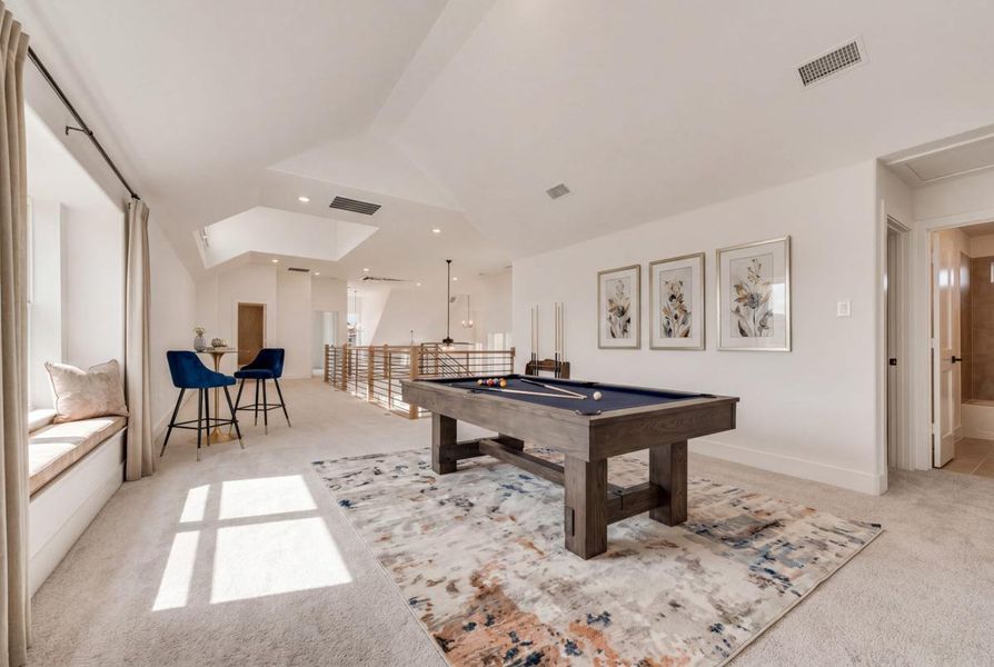 Furnished interior view inside a new home in Edgewater, Fate (Image 14).