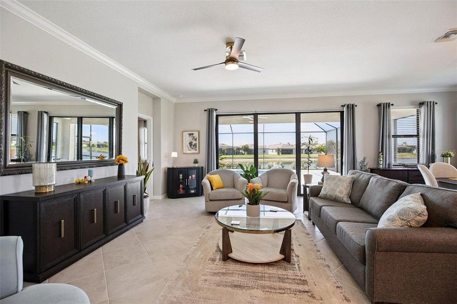 Furnished interior view inside a new home in , Port Charlotte (Image 8). Furnished interior view inside a new home in , Port Charlotte (Image 8).