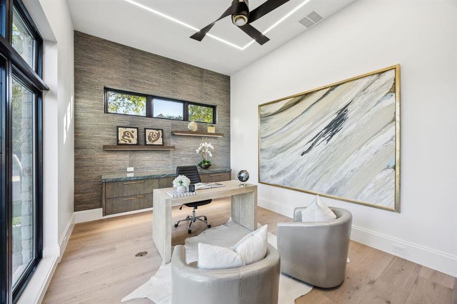 Furnished interior view inside a new home in , Southlake (Image 26). Furnished interior view inside a new home in , Southlake (Image 26).