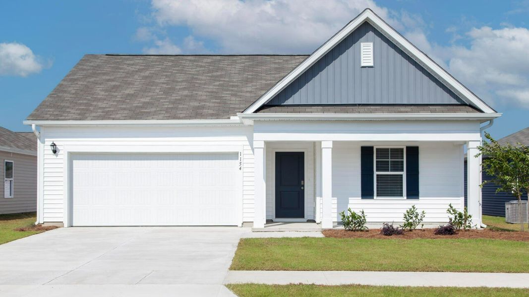 Front exterior of a home in the Stella Bluffs community, located in Stella, NC (Image 3). Front exterior of a home in the Stella Bluffs community, located in Stella, NC (Image 3).