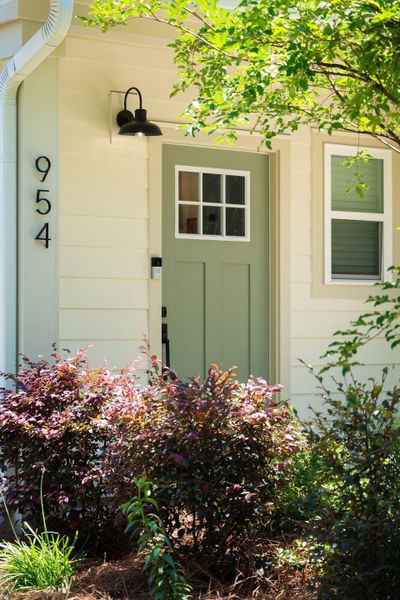 Exterior details and patio area of a home in , Charleston (Image 27). Exterior details and patio area of a home in , Charleston (Image 27).