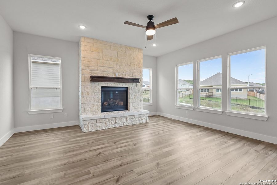 Spacious, unfurnished interior of a new home in Homestead, Schertz (Image 25). Spacious, unfurnished interior of a new home in Homestead, Schertz (Image 25).