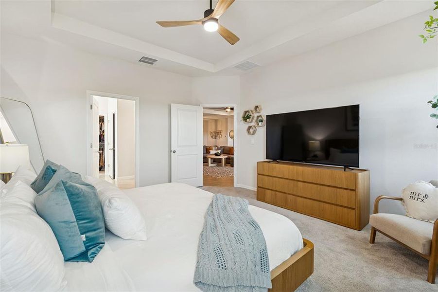 Furnished interior view inside a new home in , Wesley Chapel (Image 40).