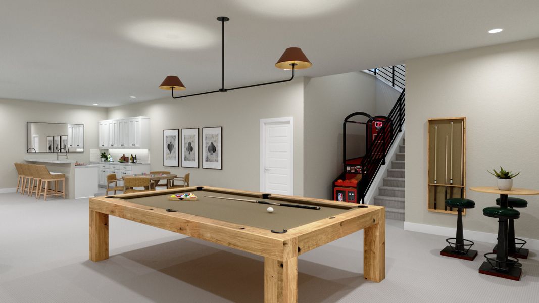 Representative furnished interior of a home built from the The Broadmoor by Trumark Homes in RainDance, Windsor (Image 16).