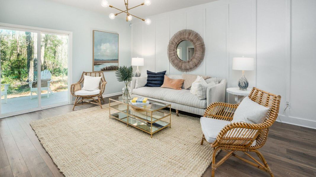 Furnished interior view inside a new home in Cypress Preserve, Moncks Corner (Image 4).