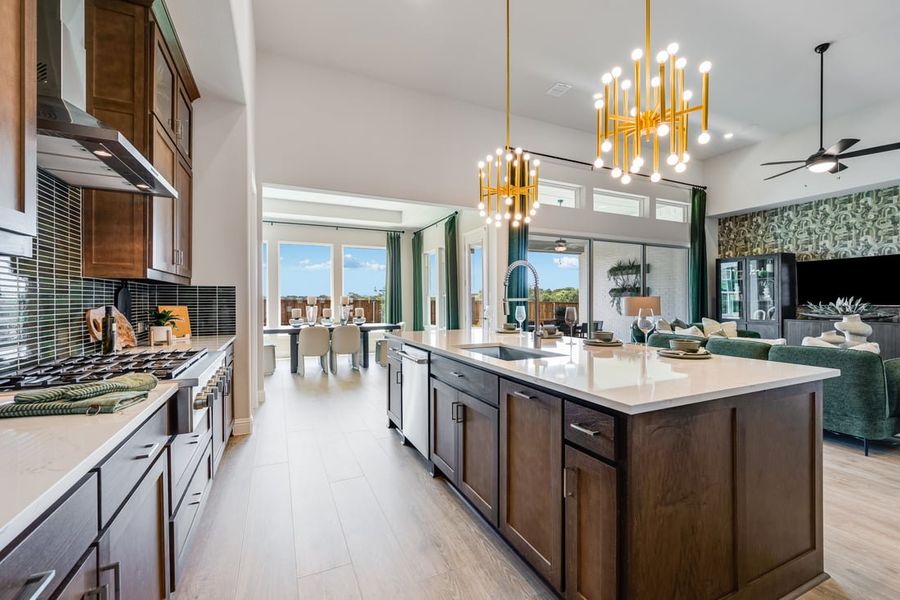 Representative furnished interior of a home built from the Courtney by Taylor Morrison in The Ranch at Uptown Celina, Celina (Image 7).