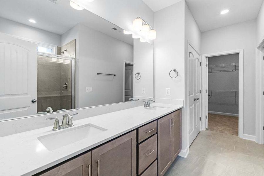 Representative furnished interior of a home built from the Weymouth by Caviness & Cates Communities in Bartlett Manor, Youngsville (Image 31).