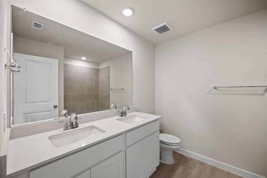 Furnished interior view inside a new home in Summerwood Estates, Red Oak (Image 9).