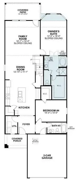 2D floor plan layout of this home in Sorella, Tomball, TX (Image 2). 2D floor plan layout of this home in Sorella, Tomball, TX (Image 2).