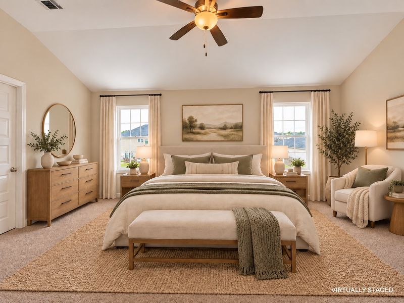 Furnished interior view inside a new home in Tranquil South, Hinesville (Image 15). Furnished interior view inside a new home in Tranquil South, Hinesville (Image 15).