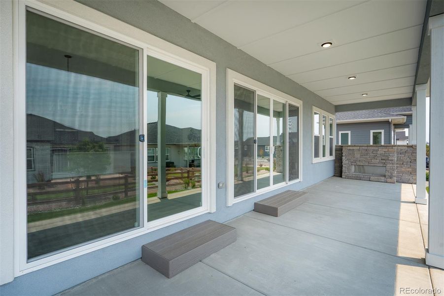 Furnished interior view inside a new home in Wolf Ranch - Enclave Collection, Colorado Springs (Image 29).