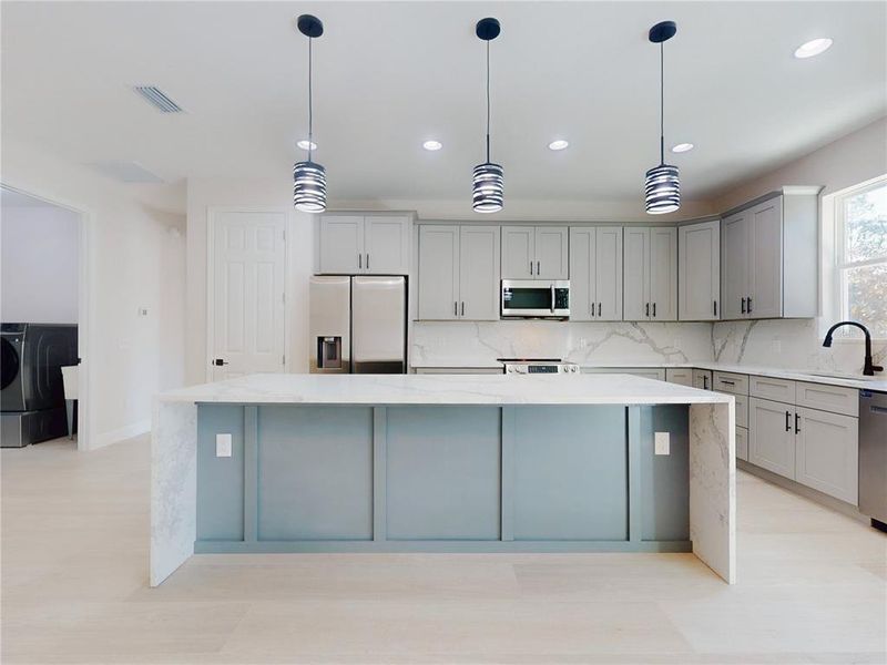 Furnished interior view inside a new home in , Dunnellon (Image 7).