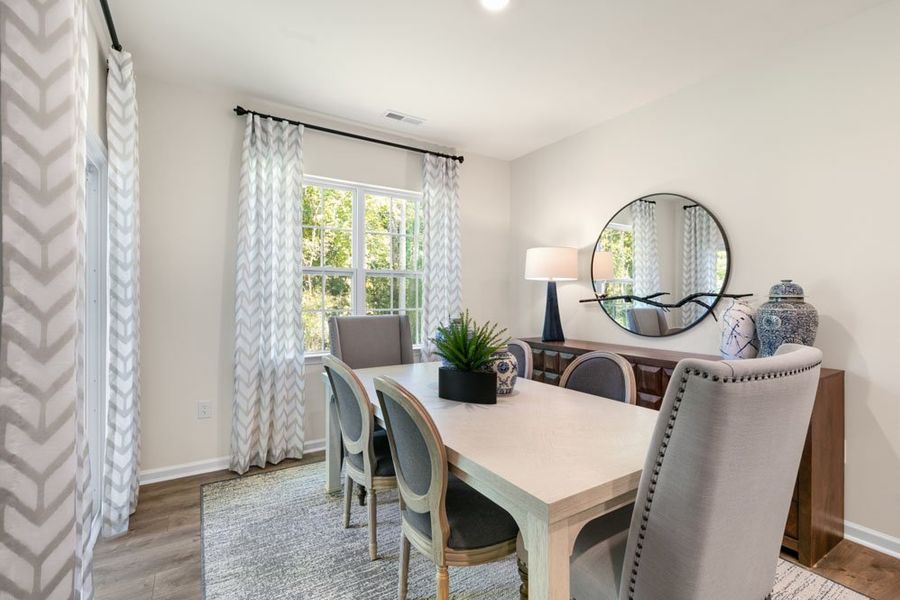 Representative furnished interior of a home built from the BOOTH by D.R. Horton in Gretchen Pines, West End (Image 4).