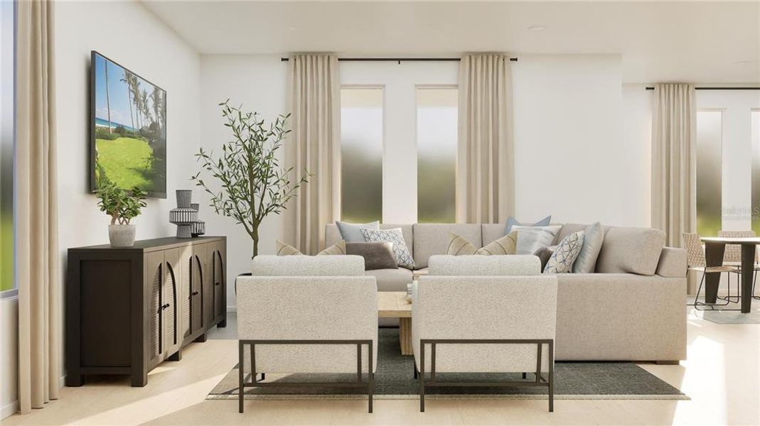 Furnished interior view inside a new home in , Minneola (Image 10). Furnished interior view inside a new home in , Minneola (Image 10).