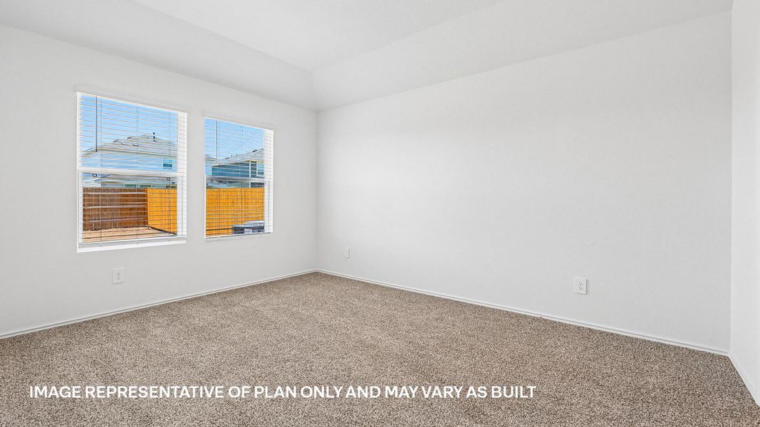 Representative unfurnished interior of a home built from the The Darcy by D.R. Horton in Marigold, Kyle (Image 14).
