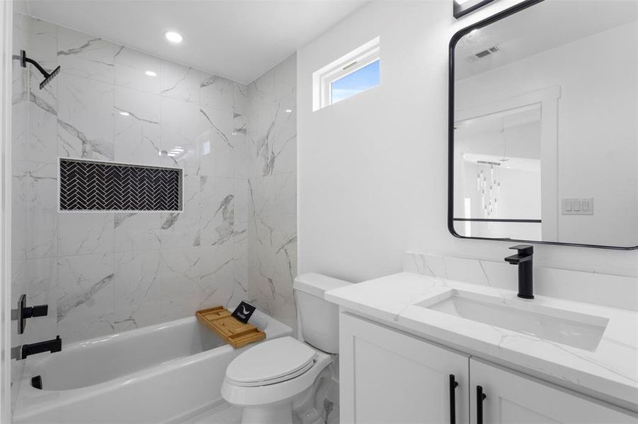 Furnished interior view inside a new home in , Emory (Image 8).