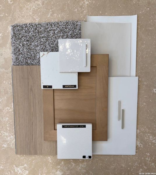 Sample of building materials used in homes in Hunters Ranch, San Antonio (Image 5). Sample of building materials used in homes in Hunters Ranch, San Antonio (Image 5).