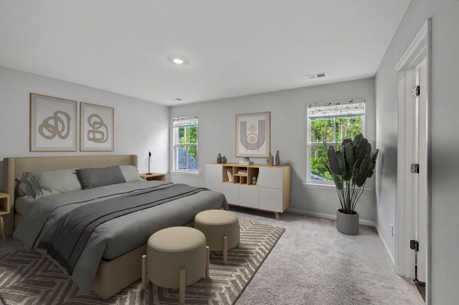 Furnished interior view inside a new home in , Summerville (Image 14).