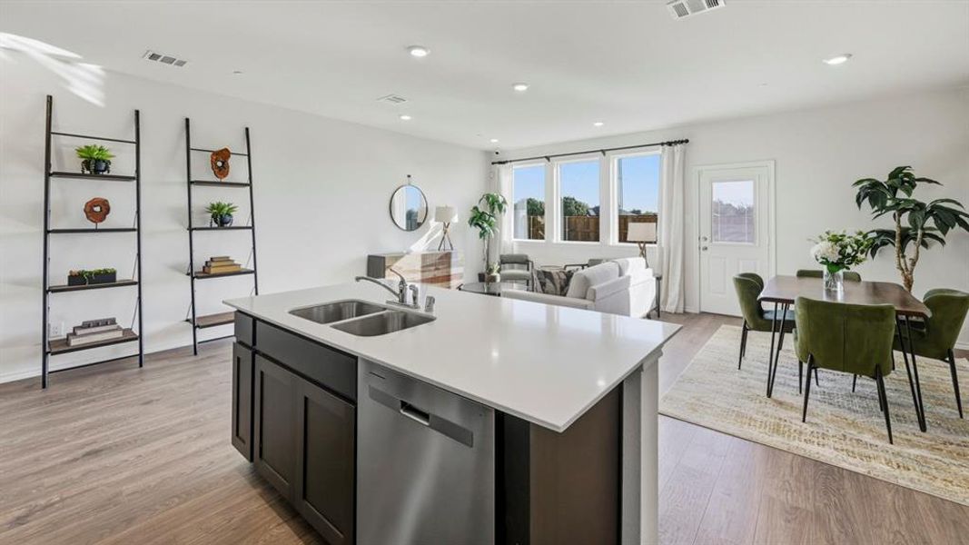 Furnished interior view inside a new home in Arbor Trails South, Princeton (Image 10).