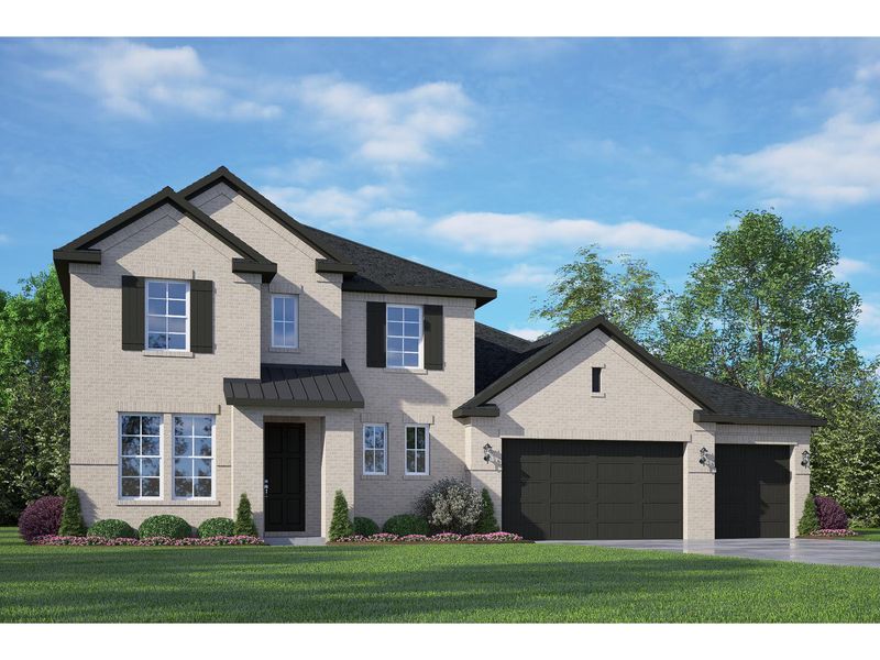 The Philip A with 3-Car Garage