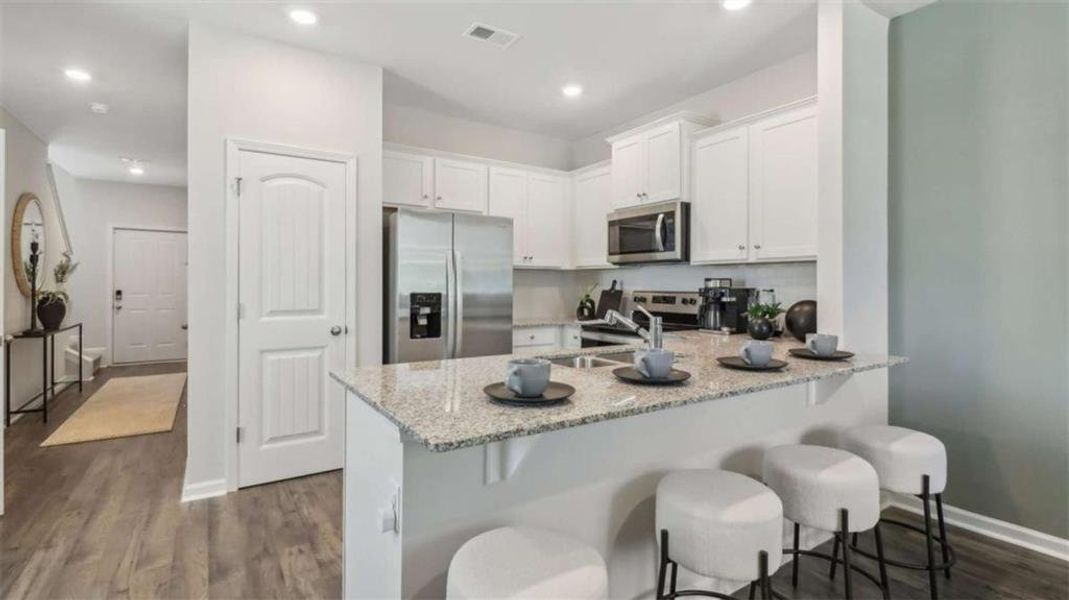 Furnished interior view inside a new home in Wellington Park, Lithonia (Image 31).