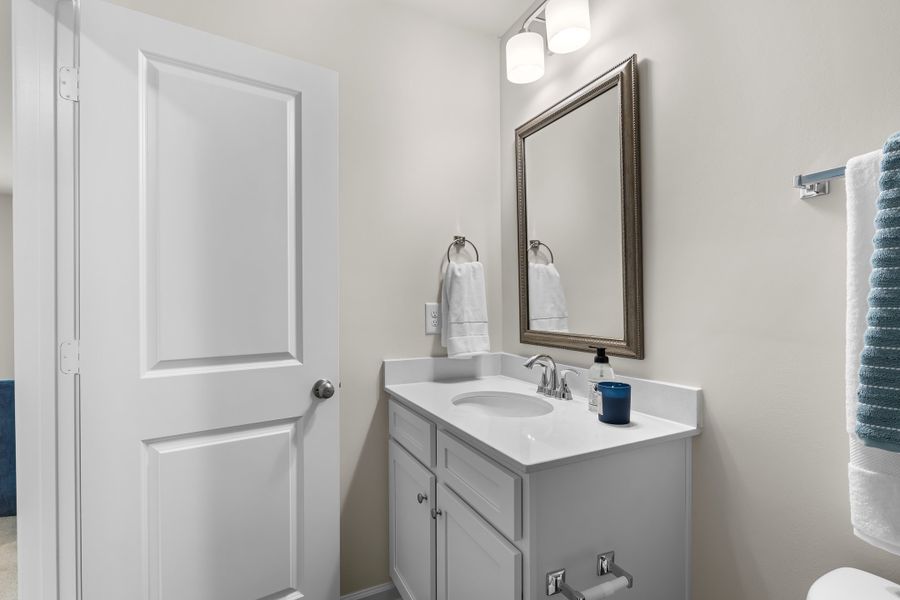 Furnished interior view inside a new home in Broadway Lake, Anderson (Image 35).