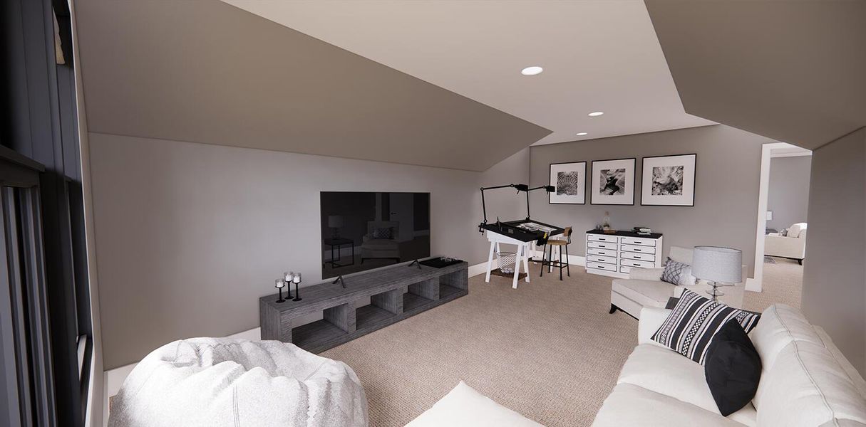 Furnished interior view inside a new home in , Lake Worth (Image 15).