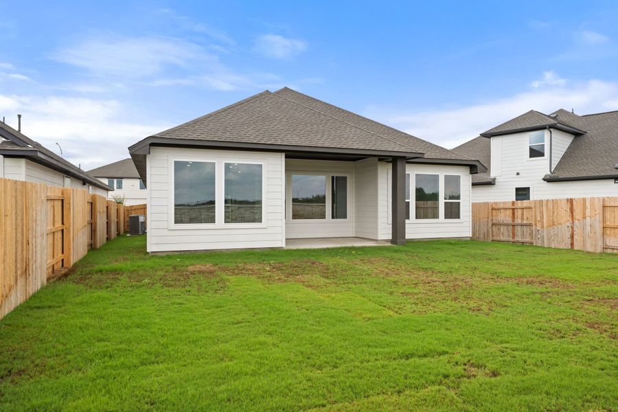 Exterior details and patio area of a home in Lagos Reserve, Manor (Image 26).