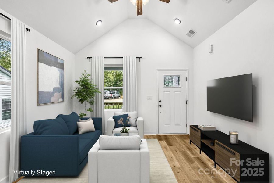 Furnished interior view inside a new home in , Statesville (Image 15). Furnished interior view inside a new home in , Statesville (Image 15).