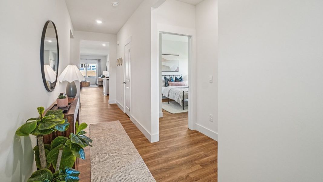 Furnished interior view inside a new home in Keebler Meadows, Johnson City (Image 26).